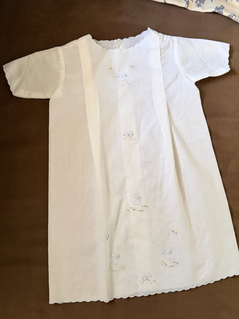 White Embroidered Dress